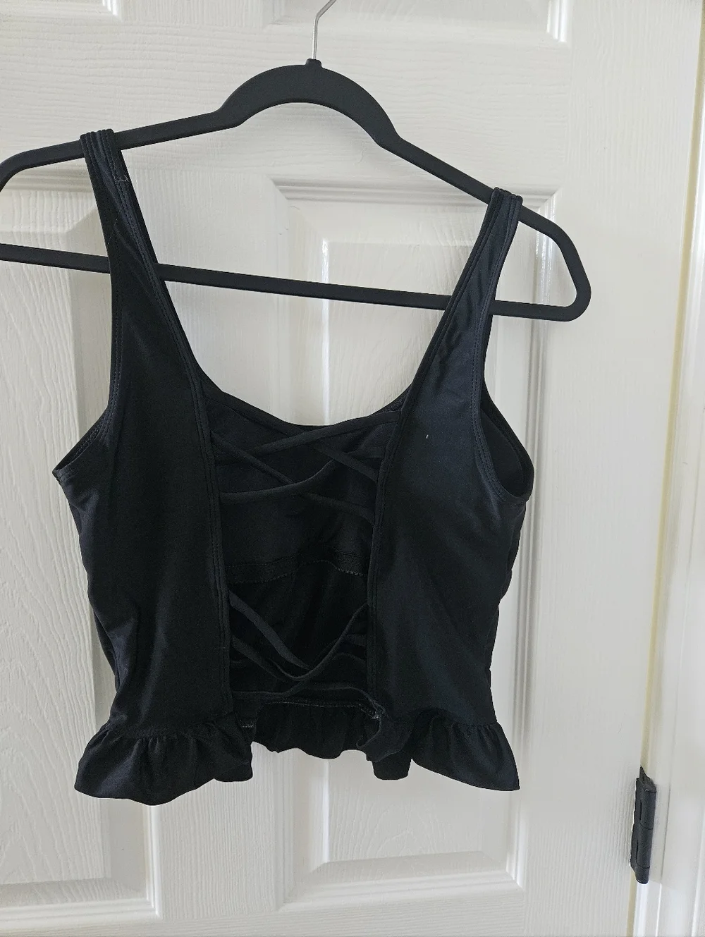 Janela Bay Black Strappy Back - Picture 2 of 6